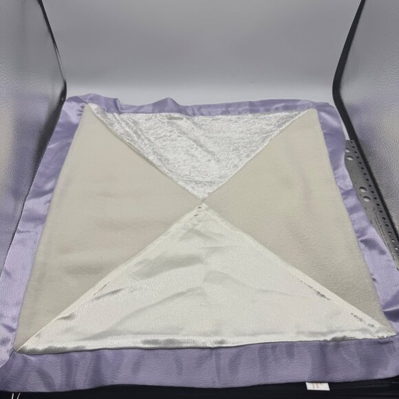 My Angel Blankie Angelic Inspirations Purple Edged Security Blanket 19.5x19.5 - Picture 1 of 4